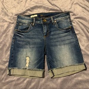 Kut from the Kloth - Catherine Boyfriend Short - Distressed - Sz:0